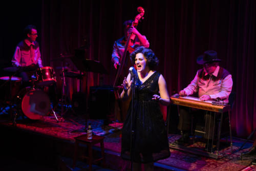 Cayman Ilika and The Bodacious Bobcats in Taproot's 2019 production of Always… Patsy Cline. Photo by Robert Wade.