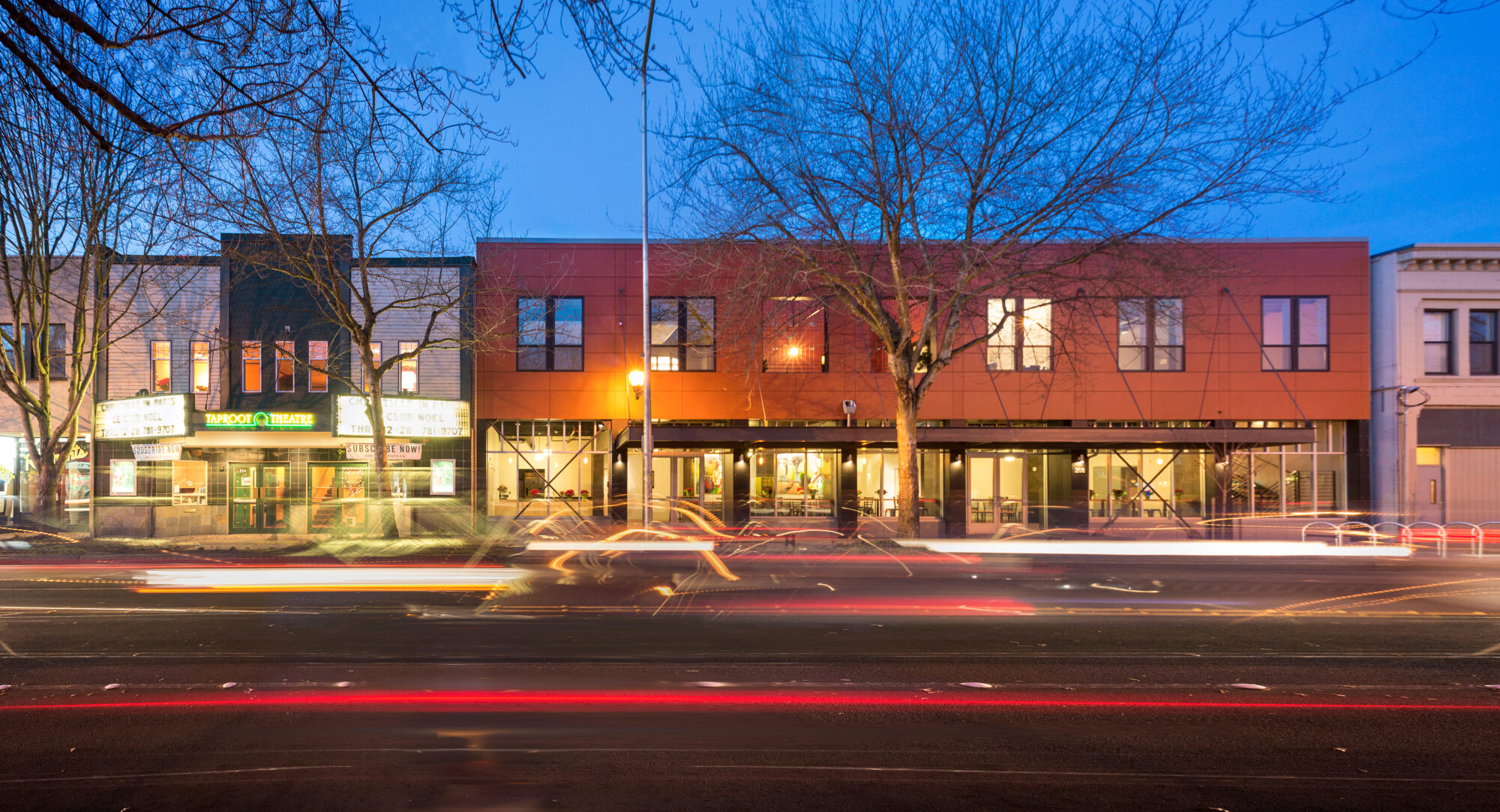 Taproot_buildings_night